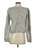 LoveShackFancy Metallic Gray Wool Pullover Sweater Size S - photo 2