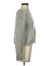 LoveShackFancy Metallic Gray Wool Pullover Sweater Size S - photo 4