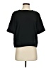 Valette 100% Polyester Black Short Sleeve Top Size S - photo 1