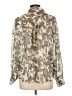 Zara Paisley Silver Long Sleeve Blouse Size L - photo 2