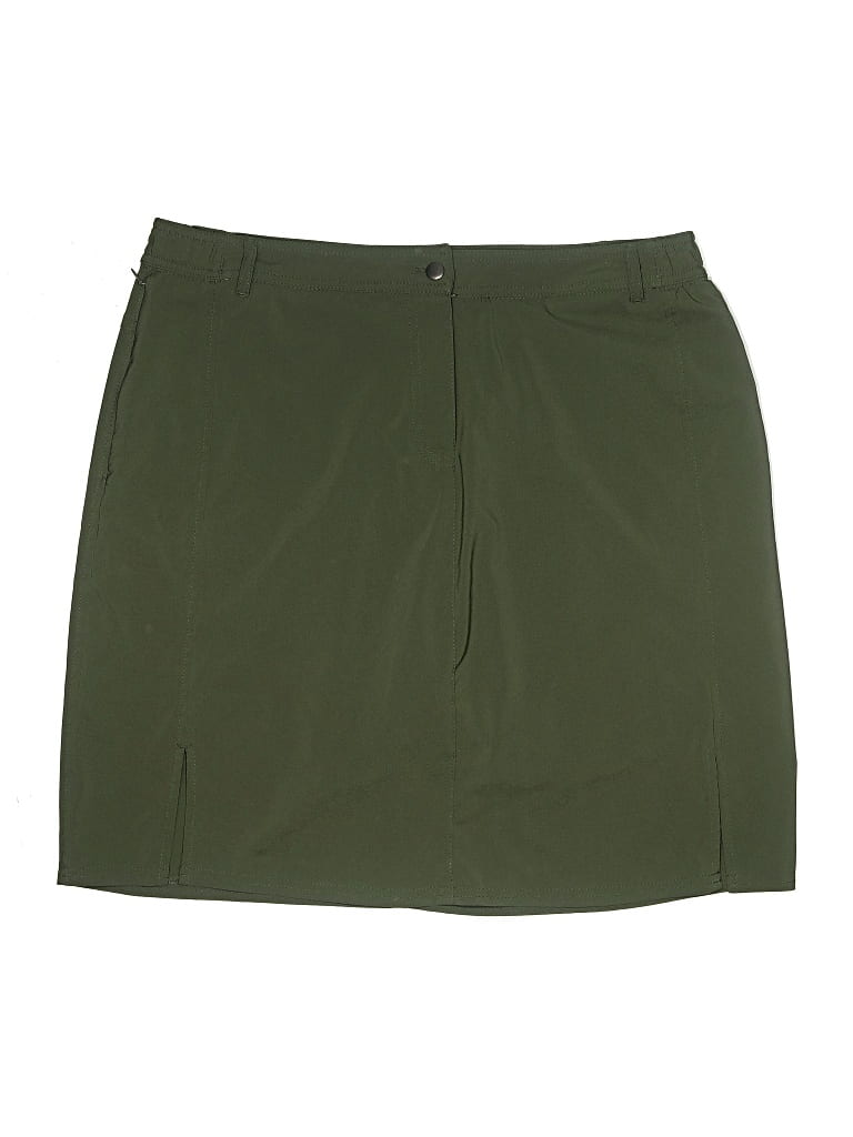 Pre-owned Travelsmith Casual Skirt In Green