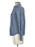 Halogen 100% Cotton Polka Dots Blue Long Sleeve Button-Down Shirt Size XXS - photo 5