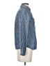 Halogen 100% Cotton Polka Dots Blue Long Sleeve Button-Down Shirt Size XXS - photo 4