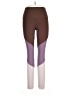 Onzie 100% Nylon Color Block Purple Brown Active Pants Size L - photo 1