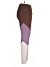 Onzie 100% Nylon Color Block Purple Brown Active Pants Size L - photo 4