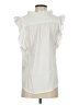 Dylan 100% Rayon White Sleeveless Blouse Size XS - photo 2