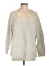 Lou & Grey Metallic Silver Pullover Sweater Size L - photo 1