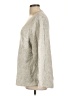 Lou & Grey Metallic Silver Pullover Sweater Size L - photo 5
