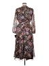 MSK 100% Polyester Paisley Brown Casual Dress Size XL (petite) - photo 2
