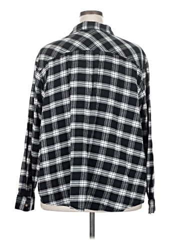 a.n.a. A New Approach Long Sleeve Button-Down Shirt (view 2)