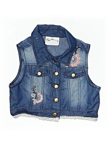 Rare Editions Denim Vest (view 1)