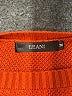 Leani Solid Orange Pullover Sweater Size M - photo 7
