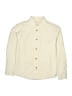Zara Solid Ivory Long Sleeve Button-Down Shirt Size 9-10y - photo 1