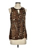 Express 100% Polyester Brown Sleeveless Blouse Size XS - photo 1