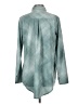 Athleta Argyle Teal Long Sleeve Blouse Size S - photo 2
