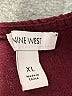 Nine West Burgundy 3/4 Sleeve Blouse Size XL - photo 7