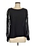 Express 100% Polyester Black Long Sleeve Blouse Size M - photo 1