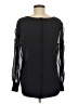 Express 100% Polyester Black Long Sleeve Blouse Size M - photo 2