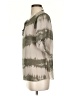 Parker 100% Silk Gray 3/4 Sleeve Silk Top Size S - photo 5