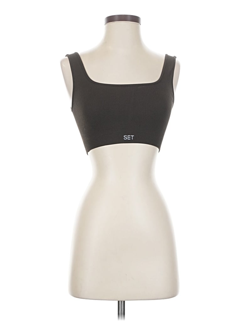 Pre-owned Set Active Sports Bra In Black