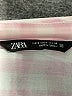 Zara Checkered-gingham Pink Long Sleeve Button-Down Shirt Size S - photo 7