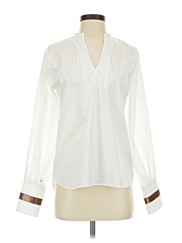 Eleventy Long Sleeve Blouse (view 1)