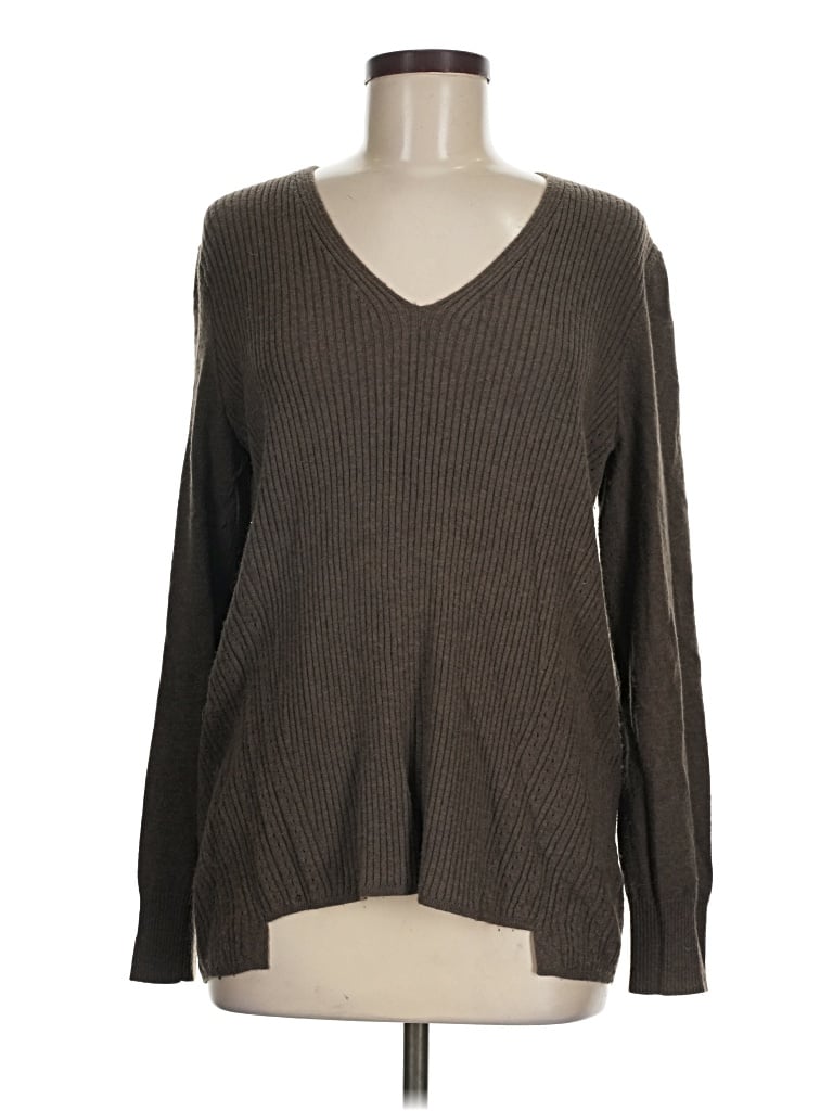 Pre-owned E3 By Etcetera Pullover Sweater In Brown