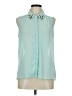 XXI 100% Polyester Teal Blue Sleeveless Blouse Size M - photo 1