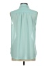 XXI 100% Polyester Teal Blue Sleeveless Blouse Size M - photo 2
