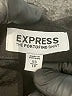 Express 100% Polyester Polka Dots Black Long Sleeve Blouse Size XS - photo 7