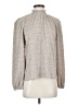 Ann Taylor LOFT Polka Dots Gray Long Sleeve Blouse Size S - photo 1
