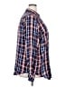 Torrid 100% Rayon Plaid Blue Long Sleeve Button-Down Shirt Size 2X Plus (2) - photo 4