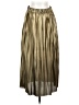 Francesca's Metallic Gold Formal Skirt Size S - photo 1