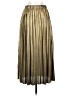 Francesca's Metallic Gold Formal Skirt Size S - photo 2