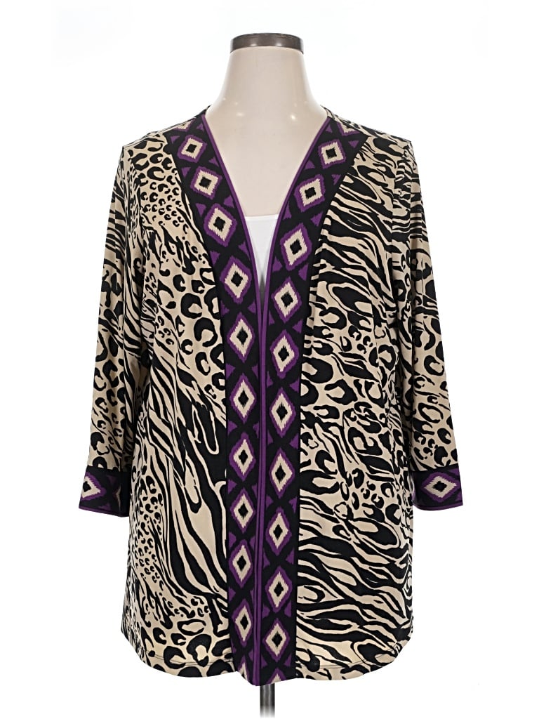 Pre-owned Susan Graver Kimono In Purple