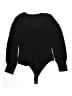 Fashion Nova 100% Polyester Black Bodysuit Size 1X - photo 2