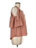 Soprano 100% Polyester Brown 3/4 Sleeve Blouse Size M - photo 4