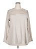 Torrid Ivory Tan Long Sleeve Blouse Size 2X Plus (2) - photo 1