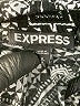 Express 100% Rayon Chevron-herringbone Gray Casual Skirt Size M - photo 4