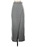 Bordeaux Solid Gray Casual Skirt Size XS - photo 1
