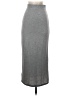 Bordeaux Solid Gray Casual Skirt Size XS - photo 2