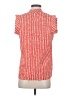 CAbi 100% Polyester Red Short Sleeve Blouse Size XS - photo 2