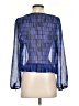 Sweet Rain Blue Long Sleeve Blouse Size S (estimated) - photo 2