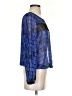 Sweet Rain Blue Long Sleeve Blouse Size S (estimated) - photo 4