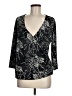 Covington Black 3/4 Sleeve Blouse Size M - photo 1