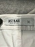Just Black Metallic White Jeans Size 30 waist - photo 6