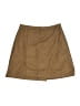 Emoda Solid Tan Casual Skirt Size S - photo 1