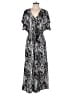 Donna Morgan Paisley Black Jumpsuit Size 4 - photo 1