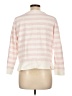 Talbots 100% Cotton Stripes Pink Sweatshirt Size L - photo 2