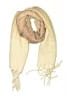 Mer Sea & Co 100% Polyester Tan Ivory Scarf One size - photo 1